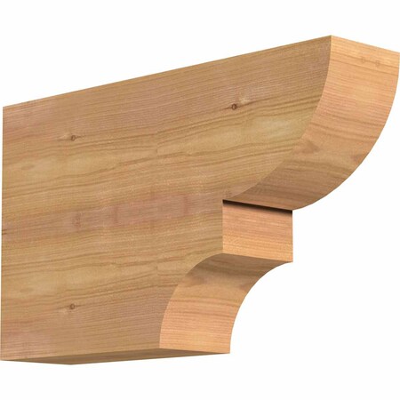 Ekena Millwork Ridgewood Smooth Rafter Tail, Western Red Cedar, 3 1/2"W x 10"H x 16"L RFT04X10X16RID00SWR